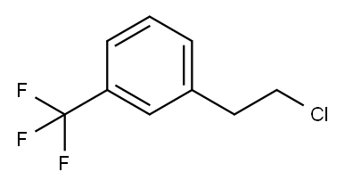 1-(2-氯乙基)-3-(三氟甲基)苯, 402-35-7, 结构式