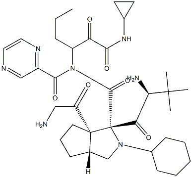 特拉匹韦（VX-950）, 402957-28-2, 结构式