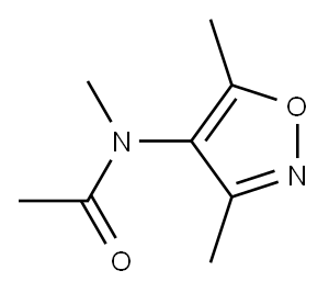 Acetamide, N-(3,5-dimethyl-4-isoxazolyl)-N-methyl- (9CI) Structure
