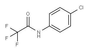 AcetaMide, N-(4-chlorophenyl)-2,2,2-trifluoro- Structure