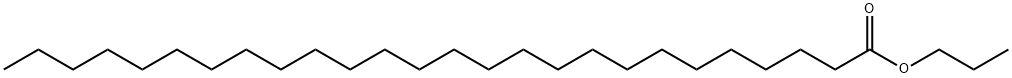 Hexacosanoic acid propyl ester Structure
