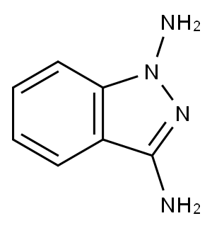 1H-Indazole-1,3-diamine(9CI) Structure