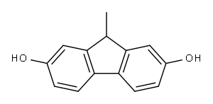 9H-Fluorene-2,7-diol, 9-methyl- (9CI) Structure
