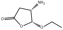 2(3H)-Furanone,4-amino-5-ethoxydihydro-,(4S,5R)-(9CI) 结构式