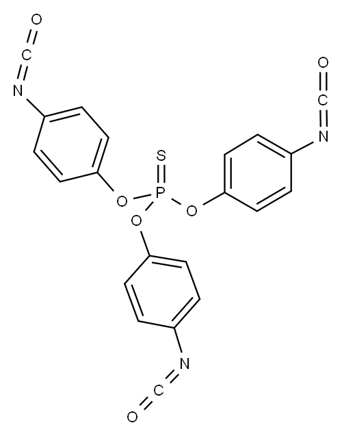 Tris(4-isocyanatophenyl) thiophosphate Structure
