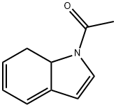 1H-Indole, 1-acetyl-7,7a-dihydro- (9CI) Structure