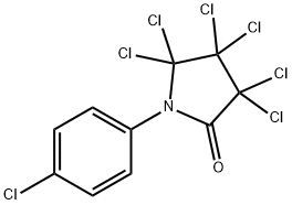 3,3,4,4,5,5-Hexachloro-1-(4-chlorophenyl)pyrrolidin-2-one Structure