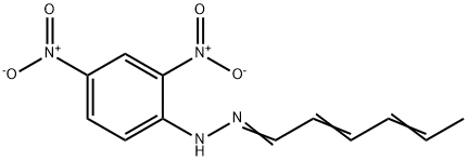 2,4-Hexadienal (2,4-dinitrophenyl)hydrazone Structure
