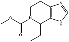 5H-Imidazo[4,5-c]pyridine-5-carboxylicacid,4-ethyl-1,4,6,7-tetrahydro-,methylester(9CI) Structure