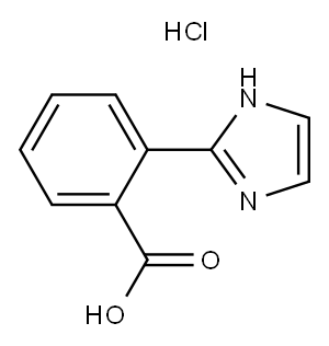 2-(1H-IMIDAZOL-2-YL)-BENZOIC ACID HCL Structure