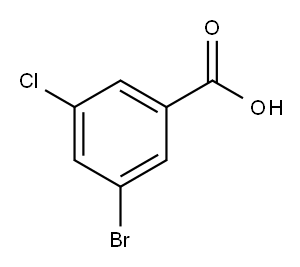 3-BROMO-5-CHLOROBENZOIC ACID Structure