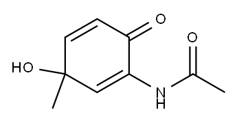 Acetamide,  N-(3-hydroxy-3-methyl-6-oxo-1,4-cyclohexadien-1-yl)- Structure