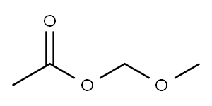 Acetic acid methoxymethyl ester Structure