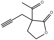 2(3H)-Furanone, 3-acetyldihydro-3-(2-propynyl)- (9CI) 结构式