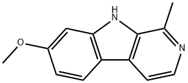 ハルミン 化学構造式