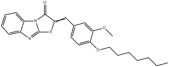 2-[4-(heptyloxy)-3-methoxybenzylidene][1,3]thiazolo[3,2-a]benzimidazol-3(2H)-one|