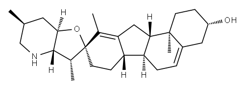 17,23β-エポキシベラトラマン-3β-オール 化学構造式