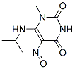 2,4(1H,3H)-Pyrimidinedione, 1-methyl-6-[(1-methylethyl)amino]-5-nitroso- (9CI)|