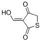 2,4(3H,5H)-Thiophenedione, 3-(hydroxymethylene)-, (3E)- (9CI) Structure