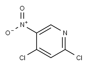 2,4-DICHLORO-5-NITROPYRIDINE Structure
