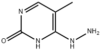 2,4(1H,3H)-Pyrimidinedione, 5-methyl-, 4-hydrazone (9CI) Structure