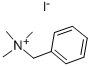 Benzyltrimethylammonium iodide Struktur