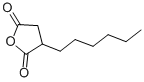 HEXYL SUCCINIC ANHYDRIDE Structure