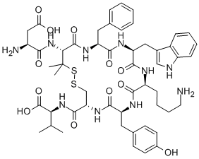 ASP-PEN-PHE-TRP-LYS-TYR-CYS-VAL Structure