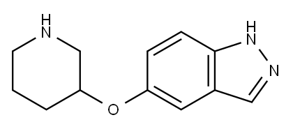 1H-Indazole, 5-(3-piperidinyloxy)-|5-(哌啶-3-氧基)-1氢-吲唑