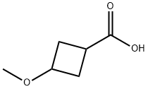 3-メトキシシクロブタンカルボン酸 化学構造式