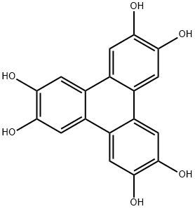 2,3,6,7,10,11-Triphenylenehexol Structure