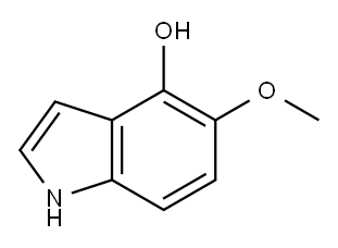 1H-Indol-4-ol, 5-Methoxy- Structure