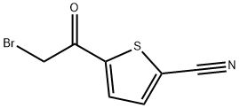 5-(bromoacetyl)thiophene-2-carbonitrile Structure