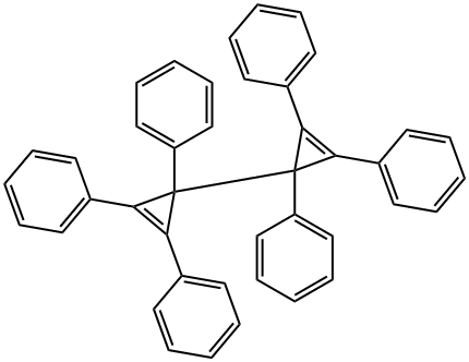 1,1',2,2',3,3'-Hexaphenyl-1,1'-bi(2-cyclopropene) Structure