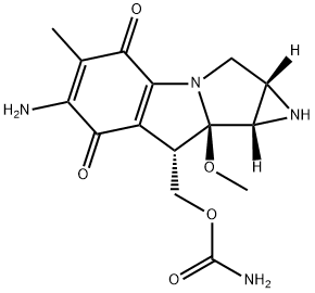6-Amino-8-(((aminocarbonyl)oxy)-methyl)-1,1a,2,8,8a,8b-hexahydro-8a-methoxy-5-methylazirino-(2',3': 3,4)pyrrolo(1,2-a)indol-4,7-dion,(1aS-(1a alpha, 8 beta, 8a alpha,8b alpha))-