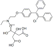 枸橼酸氯米芬, 50-41-9, 结构式