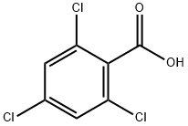2,4,6-三氯苯甲酸, 50-43-1, 结构式