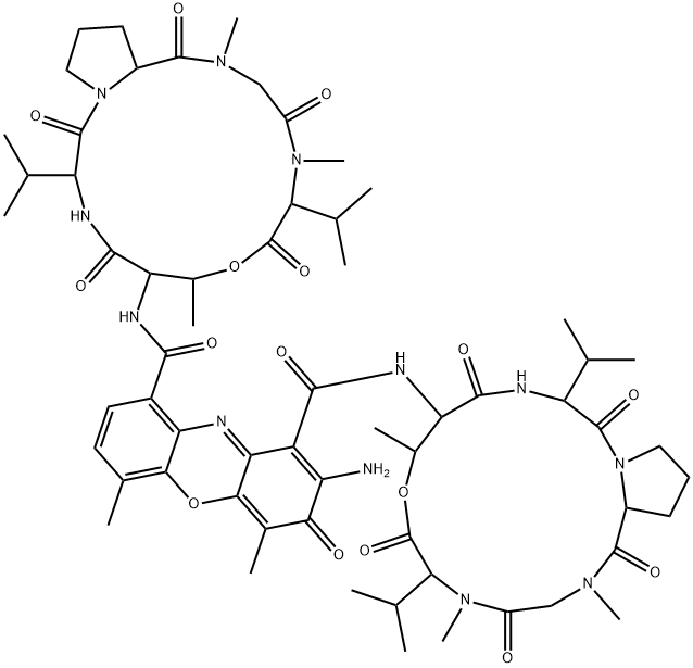 アクチノマイシンD 化学構造式