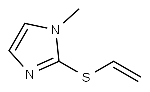1H-Imidazole,2-(ethenylthio)-1-methyl-(9CI) Structure