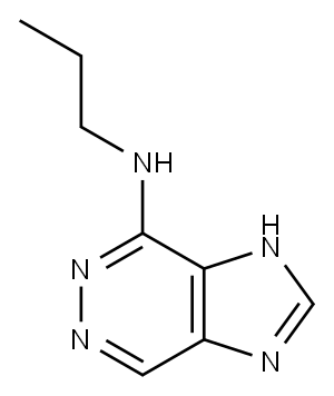 1H-Imidazo[4,5-d]pyridazin-4-amine,  N-propyl-  (9CI)|