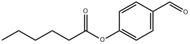 Hexanoic acid 4-formylphenyl ester Structure