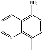 8-甲基-喹啉-5-胺, 50358-40-2, 结构式