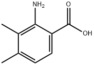 2-Amino-3,4-dimethylbenzoic acid Struktur