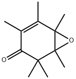 1,2,2,4,5,6-Hexamethyl-7-oxabicyclo[4.1.0]hept-4-en-3-one Structure