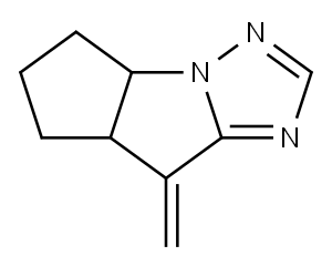 4a,5,6,7,7a,8-Hexahydro-8-methylenecyclopenta[4,5]pyrrolo[1,2-b][1,2,4]triazole Structure