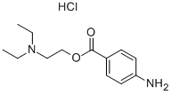 Procaine hydrochloride Struktur