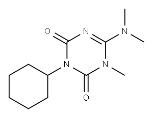 环嗪酮, 51235-04-2, 结构式