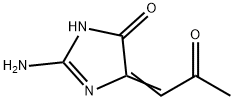 4H-Imidazol-4-one, 2-amino-1,5-dihydro-5-(2-oxopropylidene)- (9CI)|