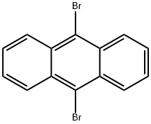 9,10-二溴蒽 结构式