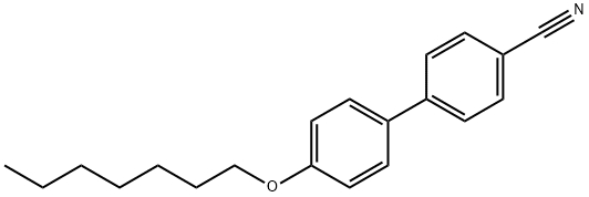4'-Heptyloxy-4-cyanobiphenyl Structure
